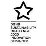 DGNB Weiss Schwarz tiny 150 150x150 - Klimaleuchte